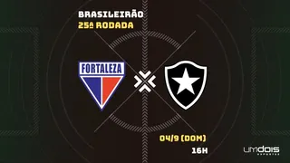 Fortaleza x Botafogo: veja onde assistir ao vivo, horário, escalações e arbitragem