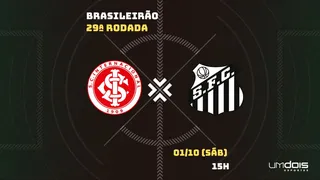 Internacional x Santos: veja onde assistir ao vivo, horário, escalações e arbitragem