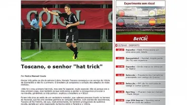 Toscano causa uma boa primeira impressão em Portugal