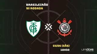 América-MG x Corinthians: onde assistir, horário, escalações e arbitragem