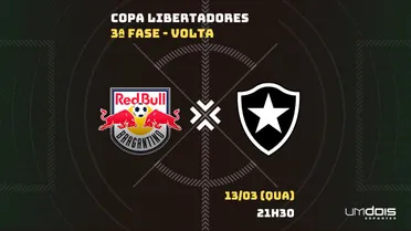 Bragantino x Botafogo: escalações prováveis, como assistir, data e horário