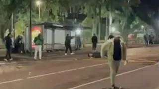 Vídeo mostra torcedor do Coritiba sendo baleado por PM à paisana no Couto