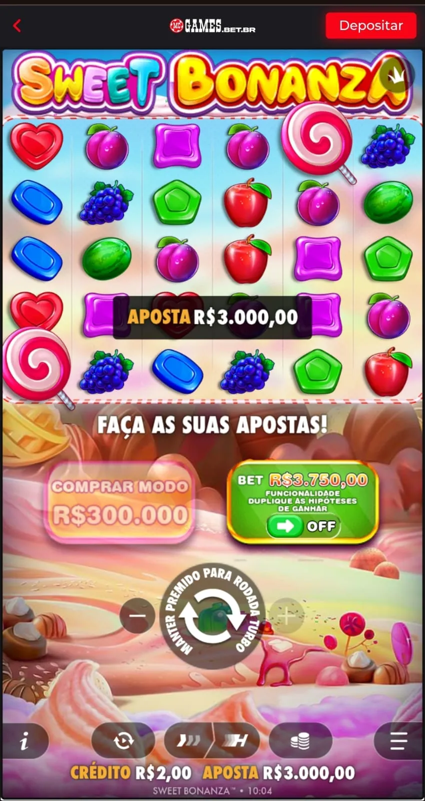Sweet Bonanza na MC Games com recurso Duplique e limite de aposta em R$ 3.750
