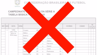 Tabela do Brasileirão 2018 tem mais de 100 erros, aponta especialista
