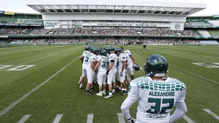 No Couto Pereira, Coritiba Crocodiles busca 3º título nacional de futebol americano
