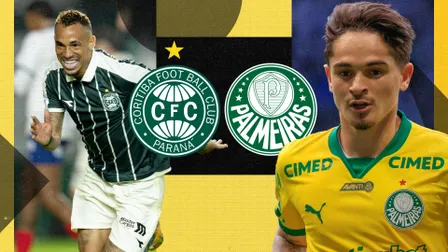Coritiba x Palmeiras: Escalações e onde assistir ao vivo