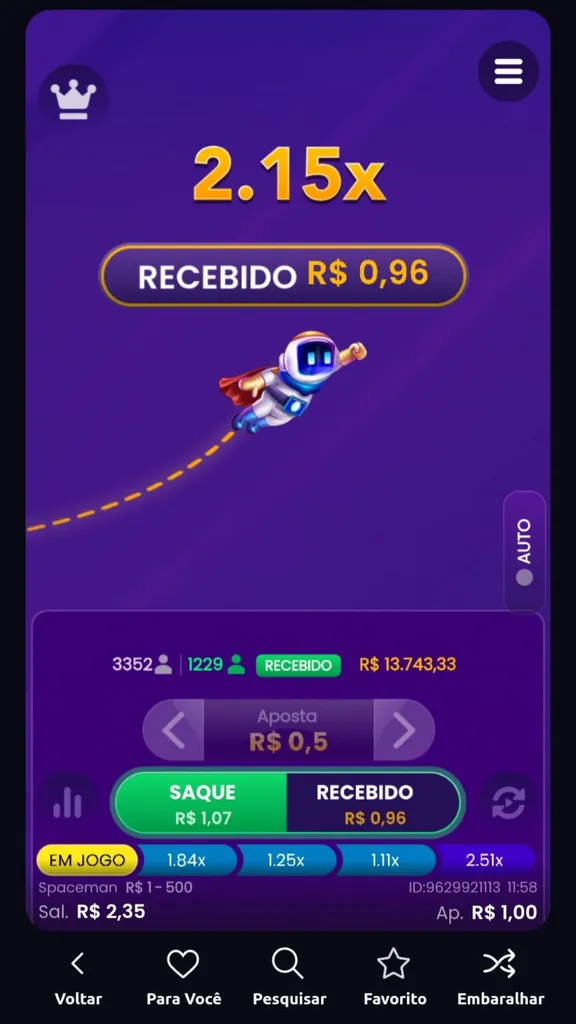 Captura de tela jogo Spaceman