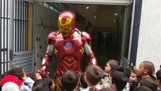 Homem de Ferro tem um sonho: levar crianças à Arena do Atlético