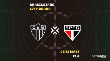 Atlético-MG x São Paulo: escalações prováveis, como assistir, data e horário