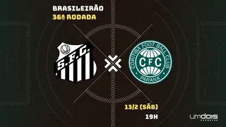Coritiba visita o Santos em duelo de vida ou morte contra a Série B