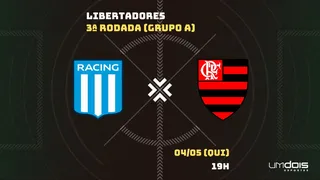 Racing x Flamengo: Escalações prováveis, como assistir, data e horário