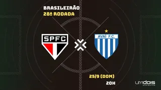São Paulo x Avaí: veja onde assistir ao vivo, horário, escalações e arbitragem