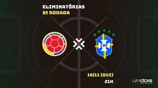 Colômbia x Brasil: escalações prováveis, como assistir, data e horário