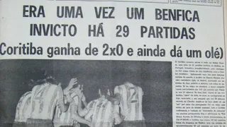 Como um jogo entre Coritiba e Benfica liga o técnico António Oliveira e seu pai