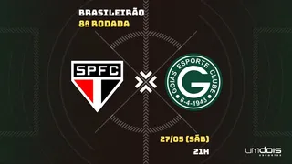 São Paulo x Goiás: onde assistir, horário, escalações e arbitragem