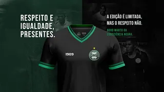 Coritiba lança camisa em homenagem ao Dia da Consciência Negra