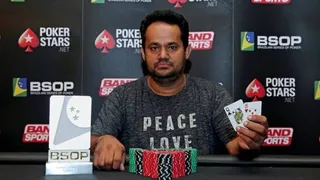 Em fase espetacular, jogador de Guarapuava crava torneio no Brasileiro de poker
