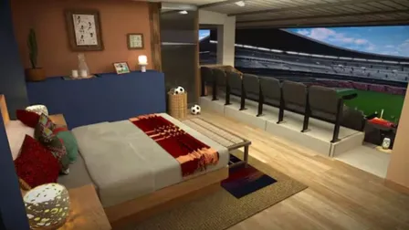 Airbnb exclusivo fica dentro de estádio histórico da Copa do Mundo 2026