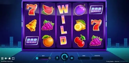 Diferentes figuras nas bobinas de Fruity Beats Xtreme, com a grade simulando uma tela de computador