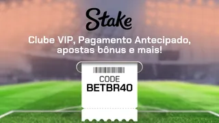 Código de afiliado Stake: use BETBR40 em Maio de 2026