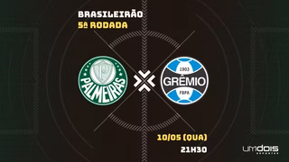 Palmeiras x Grêmio: onde assistir, horário, escalações e arbitragem