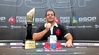 Campeão da etapa de Curitiba do Brasileiro de poker ganha R$ 304 mil