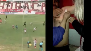 Treinador é baleado no ombro durante jogo da terceira divisão do futebol argentino