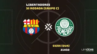 Barcelona-EQU x Palmeiras: Escalações prováveis, como assistir, data e horário