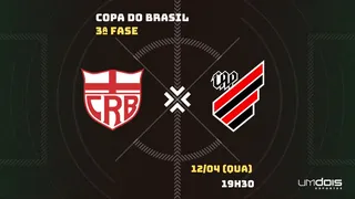 CRB x Athletico: Escalações prováveis, como assistir, data e horário