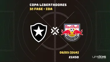 Botafogo x Bragantino: escalações prováveis, como assistir, data e horário