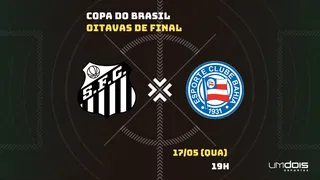 Santos x Bahia: onde assistir, horário, escalações e arbitragem