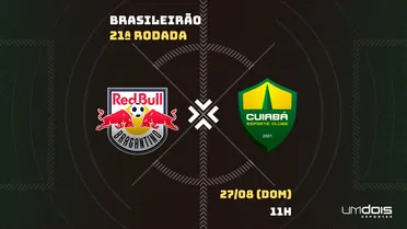 RB Bragantino x Cuiabá: Escalações prováveis, como assistir, data e horário