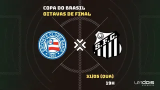 Bahia x Santos: onde assistir, horário, escalações e arbitragem