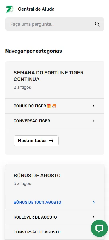 Central de Ajuda da 7Games.Bet