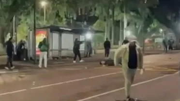 Vídeo mostra torcedor do Coritiba sendo baleado por PM à paisana no Couto