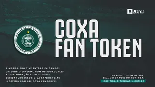 Coritiba lança novo fan token que dará poder de decisão a torcedores no clube