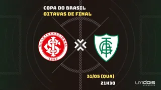 Internacional x América-MG: onde assistir, horário, escalações e arbitragem