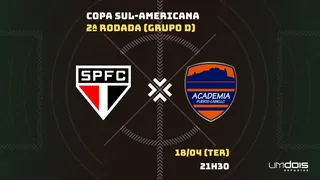 São Paulo x Academia Puerto Cabello: Escalações prováveis, como assistir, data e horário
