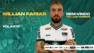 Coritiba anuncia a volta de Willian Farias após sete anos