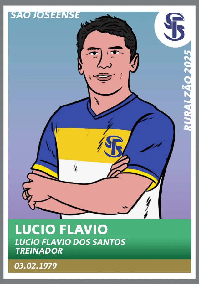 Guia Paranaense 2025 - figurinha Lucio Flavio São Joseense