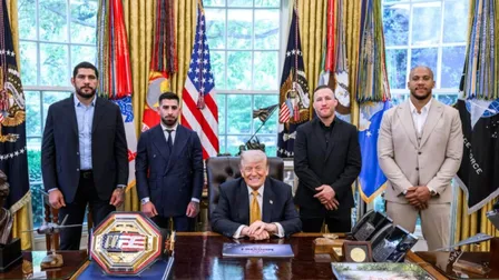 Donald Trump faz elogio curioso a Alex Poatan ao anunciar o UFC Casa Branca