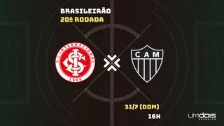 Internacional x Atlético-MG: onde assistir ao vivo, horário, escalações e arbitragem