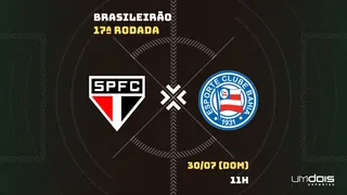 São Paulo x Bahia: Escalações prováveis, como assistir, data e horário