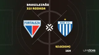 Fortaleza x Avaí: veja onde assistir ao vivo, horário, escalações e arbitragem