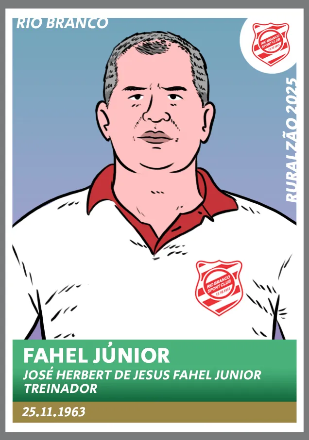 Guia Paranaense 2025 - figurinha Fahel Júnior Paraná Clube