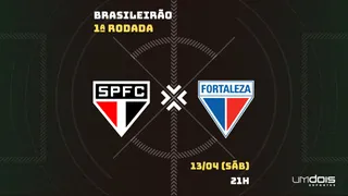 São Paulo x Fortaleza: escalações prováveis, como assistir, data e horário