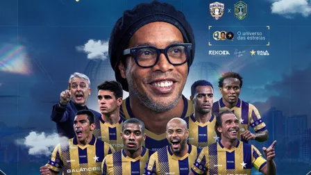 Ronaldinho Gaúcho esgota ingressos da Arena e reúne ídolos de Athletico, Coritiba e Paraná Clube