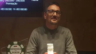 Reação na mesa final marca sétima etapa do Circuito Resenha do Poker