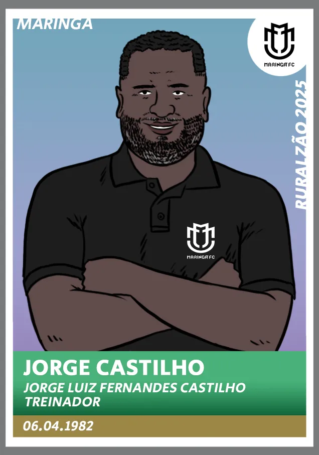 Campeonato Paranaense 2025 - figurinha Jorge Castilho Maringá