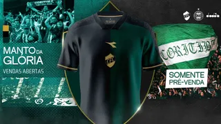 Coritiba divulga camisa vencedora de concurso; modelo será entregue em outubro